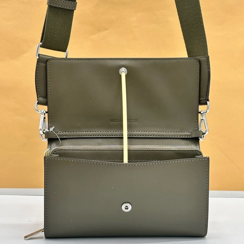 Michael Kors Gradient Olive and Gold Crossbody